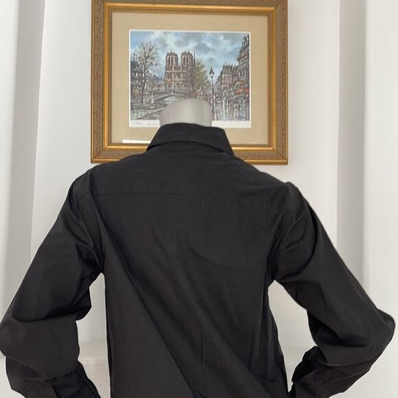 OAK Long Sleeve Shirt Dress Black Size XS - Picture 7 of 13